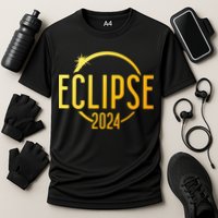 Solar Eclipse 2024 Total Solar Eclipse 4.08.24 Cooling Performance Crew T-Shirt