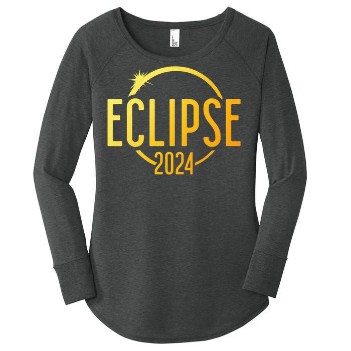 Solar Eclipse 2024 Total Solar Eclipse 4.08.24 Women's Perfect Tri Tunic Long Sleeve Shirt