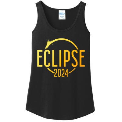 Solar Eclipse 2024 Total Solar Eclipse 4.08.24 Ladies Essential Tank