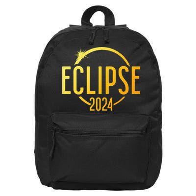 Solar Eclipse 2024 Total Solar Eclipse 4.08.24 16 in Basic Backpack
