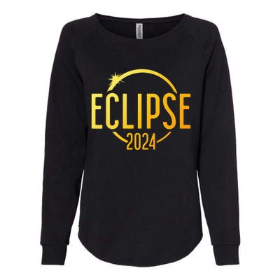 Solar Eclipse 2024 Total Solar Eclipse 4.08.24 Womens California Wash Sweatshirt