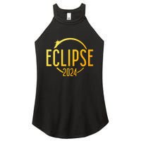 Solar Eclipse 2024 Total Solar Eclipse 4.08.24 Women's Perfect Tri Rocker Tank