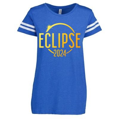 Solar Eclipse 2024 Total Solar Eclipse 4.08.24 Enza Ladies Jersey Football T-Shirt