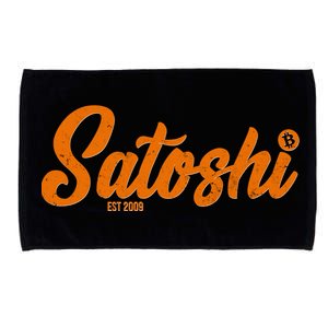 Satoshi Est 2009 Cryptocurrency Microfiber Hand Towel