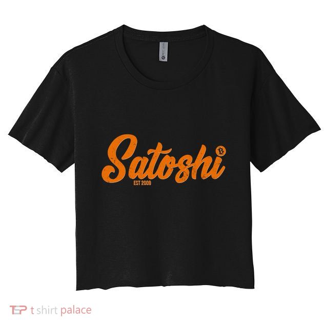 Satoshi Est 2009 Cryptocurrency Crop Top