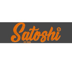 Satoshi Est 2009 Cryptocurrency Bumper Sticker