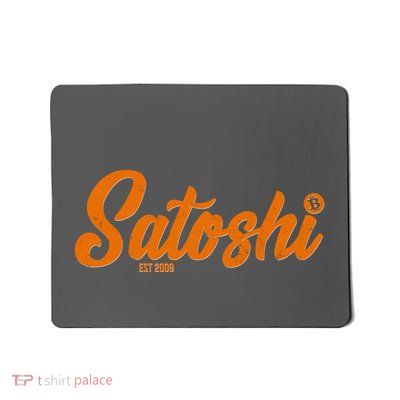Satoshi Est 2009 Cryptocurrency Mousepad