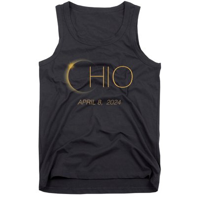 Solar Eclipse 2024 Total Solar Eclipse State Ohio Tank Top