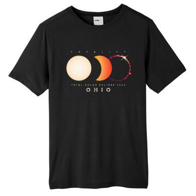 Solar Eclipse 2024 Total Eclipse Ohio America Tall Fusion ChromaSoft Performance T-Shirt