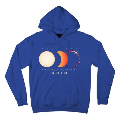 Solar Eclipse 2024 Total Eclipse Ohio America Hoodie