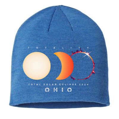 Solar Eclipse 2024 Total Eclipse Ohio America Sustainable Beanie