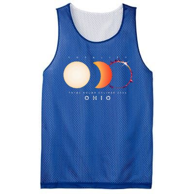 Solar Eclipse 2024 Total Eclipse Ohio America Mesh Reversible Basketball Jersey Tank