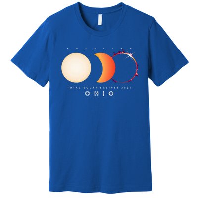 Solar Eclipse 2024 Total Eclipse Ohio America Premium T-Shirt