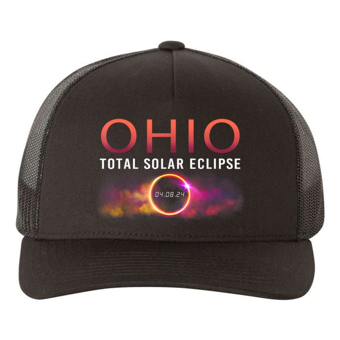 Solar Eclipse 2024 State Ohio Total Solar Eclipse Yupoong Adult 5-Panel Trucker Hat