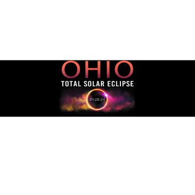 Solar Eclipse 2024 State Ohio Total Solar Eclipse Bumper Sticker