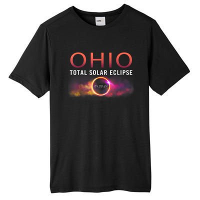 Solar Eclipse 2024 State Ohio Total Solar Eclipse Tall Fusion ChromaSoft Performance T-Shirt