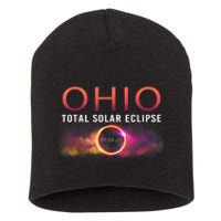 Solar Eclipse 2024 State Ohio Total Solar Eclipse Short Acrylic Beanie