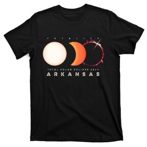 Solar Eclipse 2024 Arkansas Total Eclipse America Graphic T-Shirt