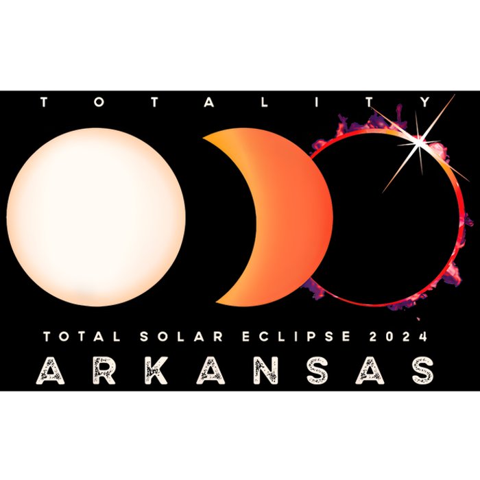 Solar Eclipse 2024 Arkansas Total Eclipse America Graphic Bumper Sticker