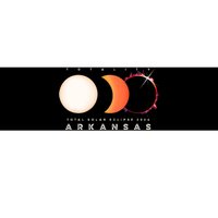 Solar Eclipse 2024 Arkansas Total Eclipse America Graphic Bumper Sticker