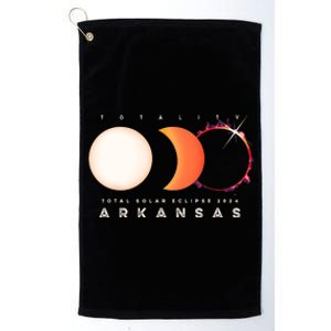 Solar Eclipse 2024 Arkansas Total Eclipse America Graphic Platinum Collection Golf Towel