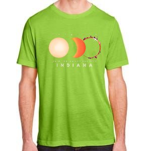 Solar Eclipse 2024 Total Eclipse Indiana America Graphic Adult ChromaSoft Performance T-Shirt