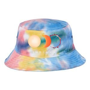 Solar Eclipse 2024 Total Eclipse Indiana America Graphic Tie Dye Newport Bucket Hat