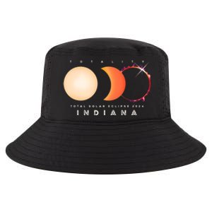 Solar Eclipse 2024 Total Eclipse Indiana America Graphic Cool Comfort Performance Bucket Hat