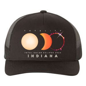 Solar Eclipse 2024 Total Eclipse Indiana America Graphic Yupoong Adult 5-Panel Trucker Hat