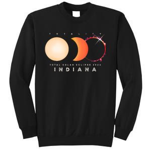 Solar Eclipse 2024 Total Eclipse Indiana America Graphic Sweatshirt