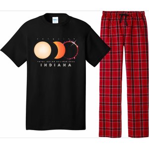 Solar Eclipse 2024 Total Eclipse Indiana America Graphic Pajama Set