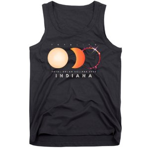 Solar Eclipse 2024 Total Eclipse Indiana America Graphic Tank Top