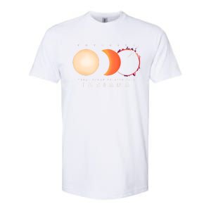 Solar Eclipse 2024 Total Eclipse Indiana America Graphic Softstyle CVC T-Shirt