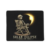 Solar Eclipse 2024 Total Eclipse April 8th 2024 Skull Mousepad
