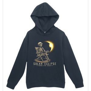 Solar Eclipse 2024 Total Eclipse April 8th 2024 Skull Urban Pullover Hoodie