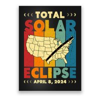 Solar Eclipse 2024 Total Solar Eclipse Vintage Retro Total Eclipse Poster