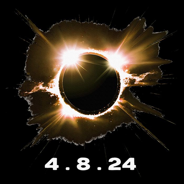 Solar Eclipse 4.8.24 Totality Event 2024 Souvenir Flat Bill Trucker Hat