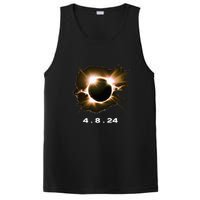 Solar Eclipse 4.8.24 Totality Event 2024 Souvenir PosiCharge Competitor Tank