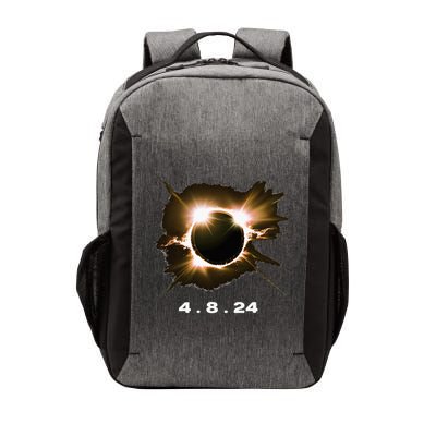 Solar Eclipse 4.8.24 Totality Event 2024 Souvenir Vector Backpack