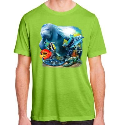 Sea Life - Classic Collage Adult ChromaSoft Performance T-Shirt