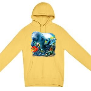 Sea Life - Classic Collage Premium Pullover Hoodie