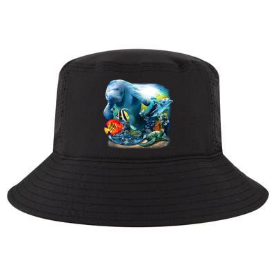 Sea Life - Classic Collage Cool Comfort Performance Bucket Hat