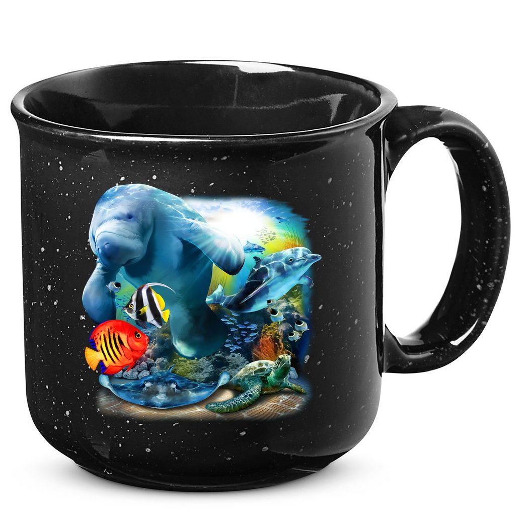 Sea Life - Classic Collage 15oz Campfire Ceramic Mug