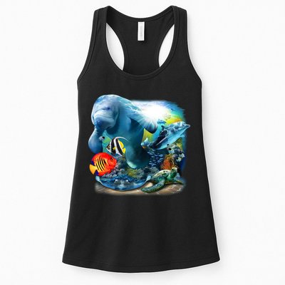 Sea Life - Classic Collage Womens Tank Top