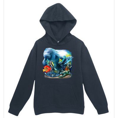 Sea Life - Classic Collage Urban Pullover Hoodie