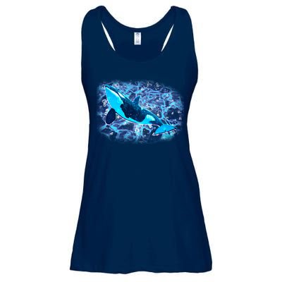 Sea Life Whale Ladies Essential Flowy Tank