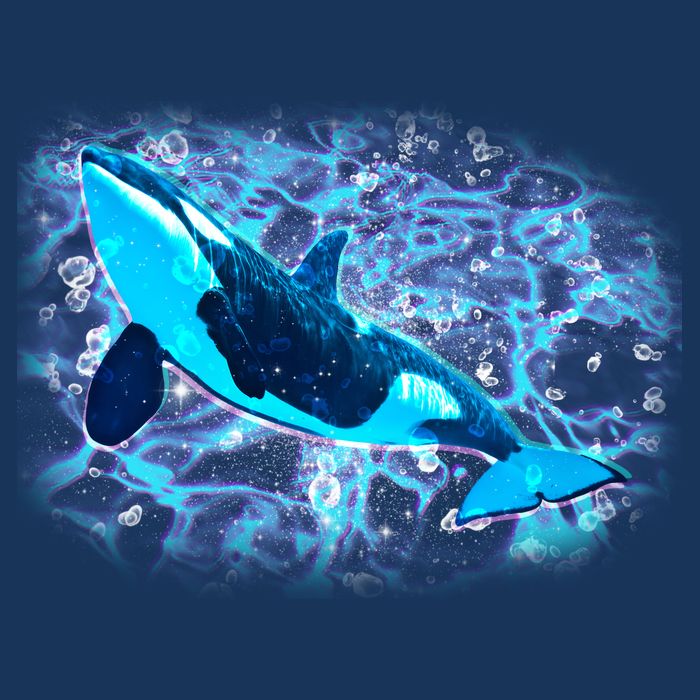 Sea Life Whale 16 in Basic Backpack