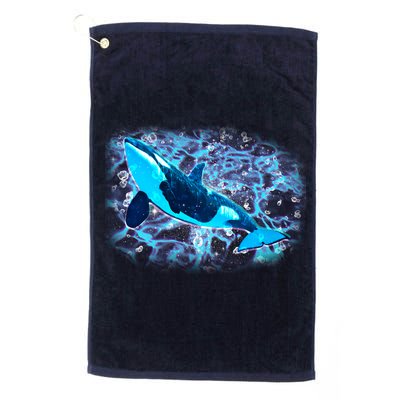 Sea Life Whale Golf Towel