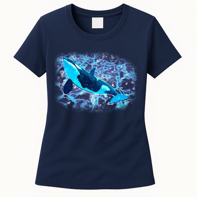 Sea Life Whale Womens T-Shirt