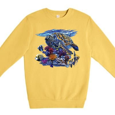 Sea Turtle Life Premium Crewneck Sweatshirt